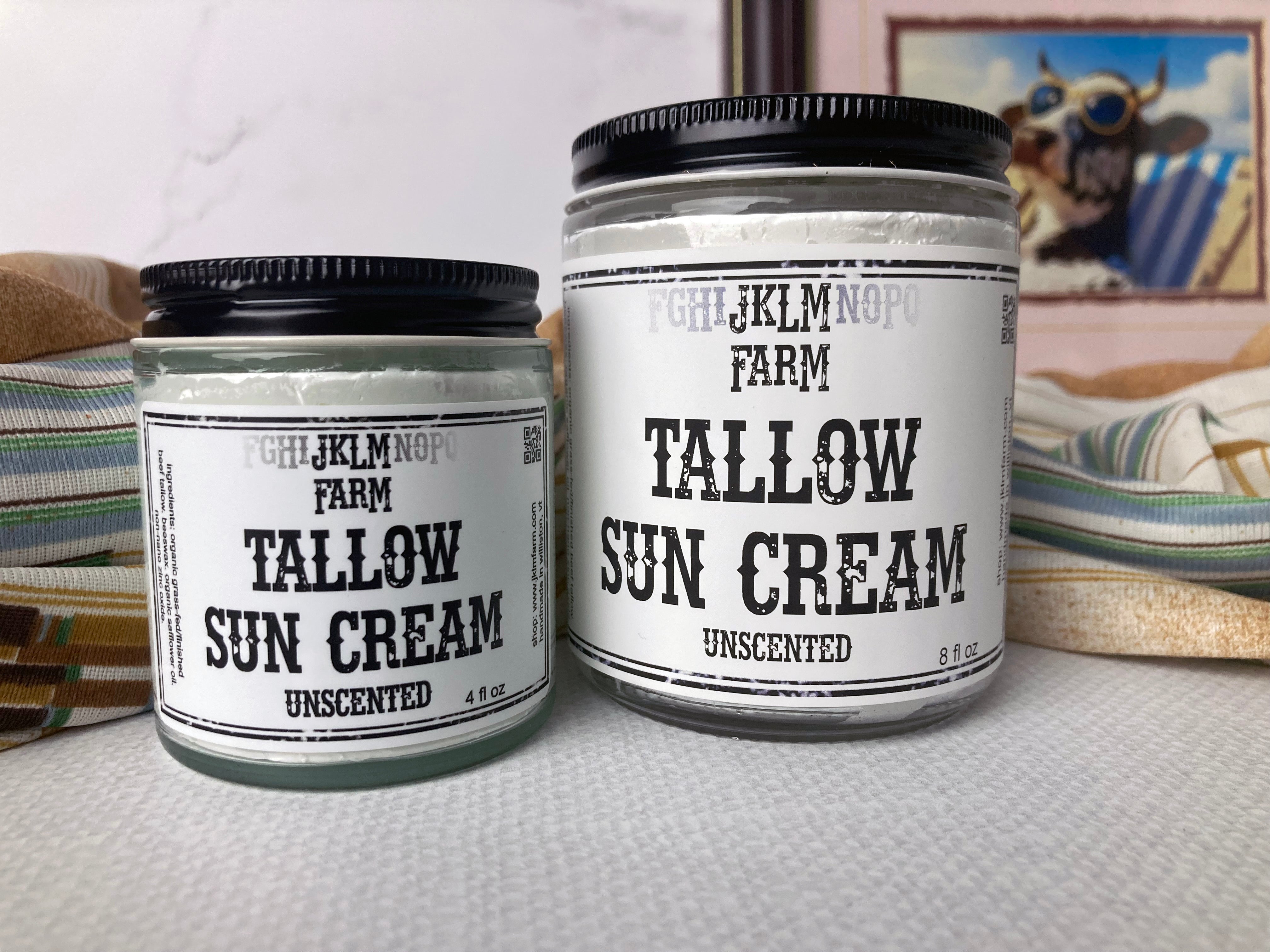 Tallow Sun Cream – jklm farm