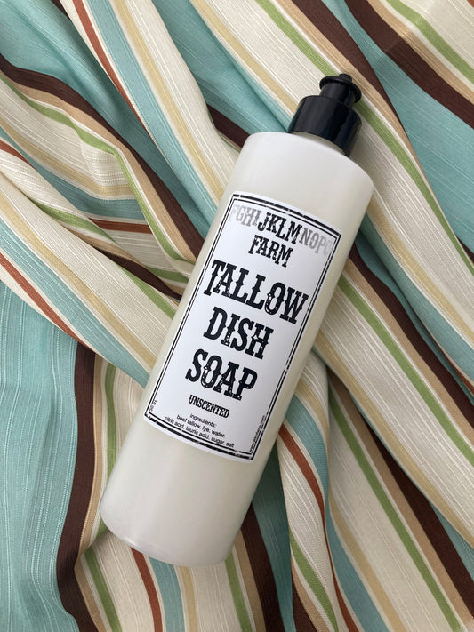 Tallow Dish Soap - 16 fl oz