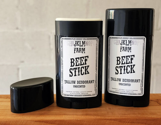 jklm farm beef stick natural organic grass-fed beef tallow deodorant