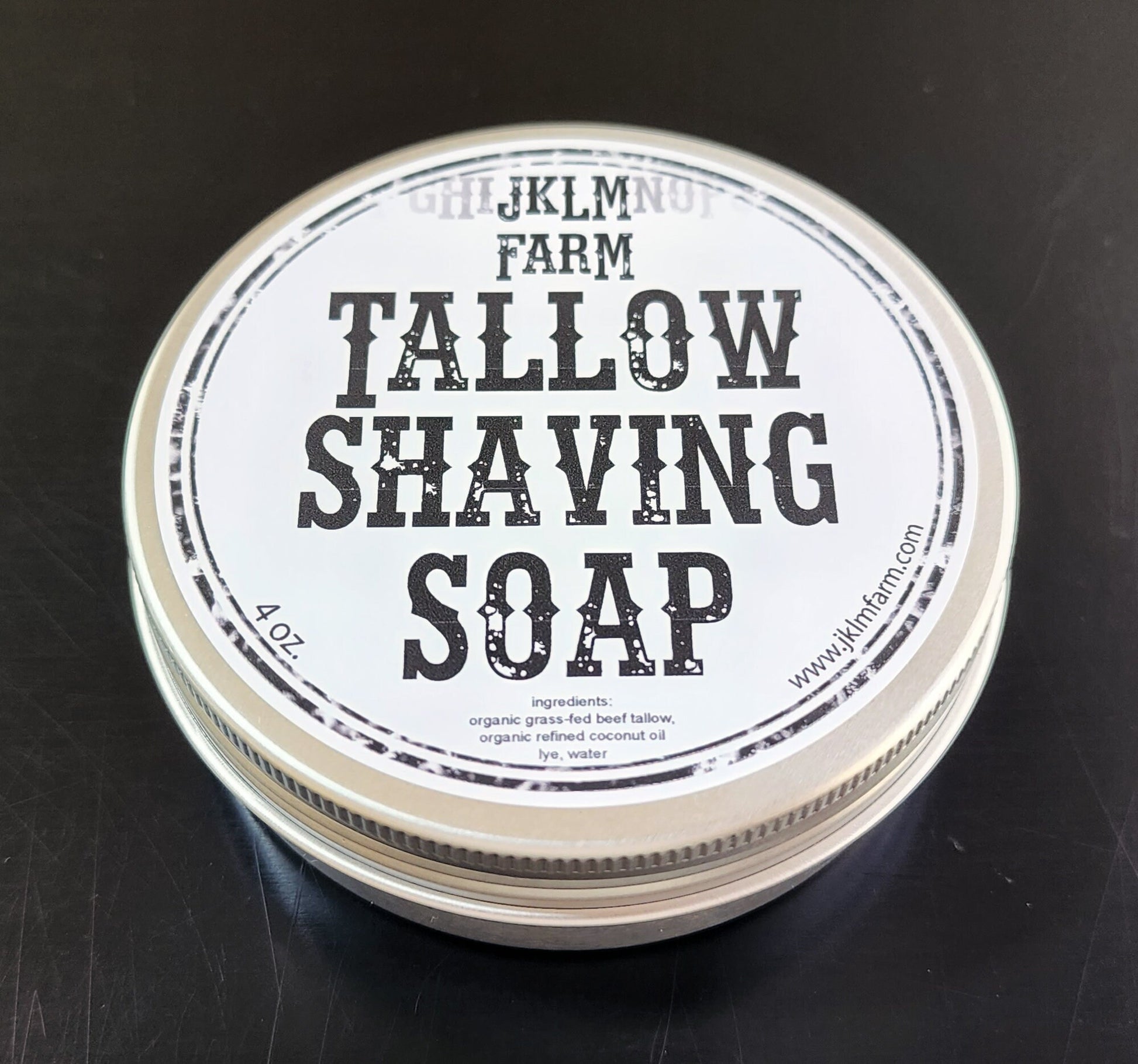 jklm farm natural organic grass-fed tallow shaving soap