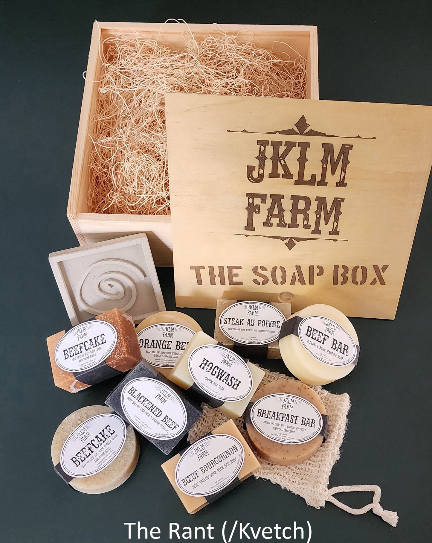 jklm farm natural organic grass-fed tallow marrow soap box gift set rant