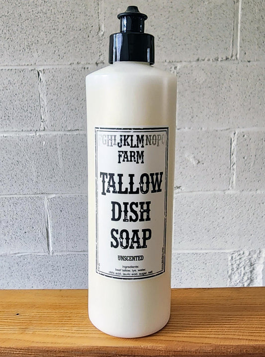 Tallow Dish Soap - 16 fl oz