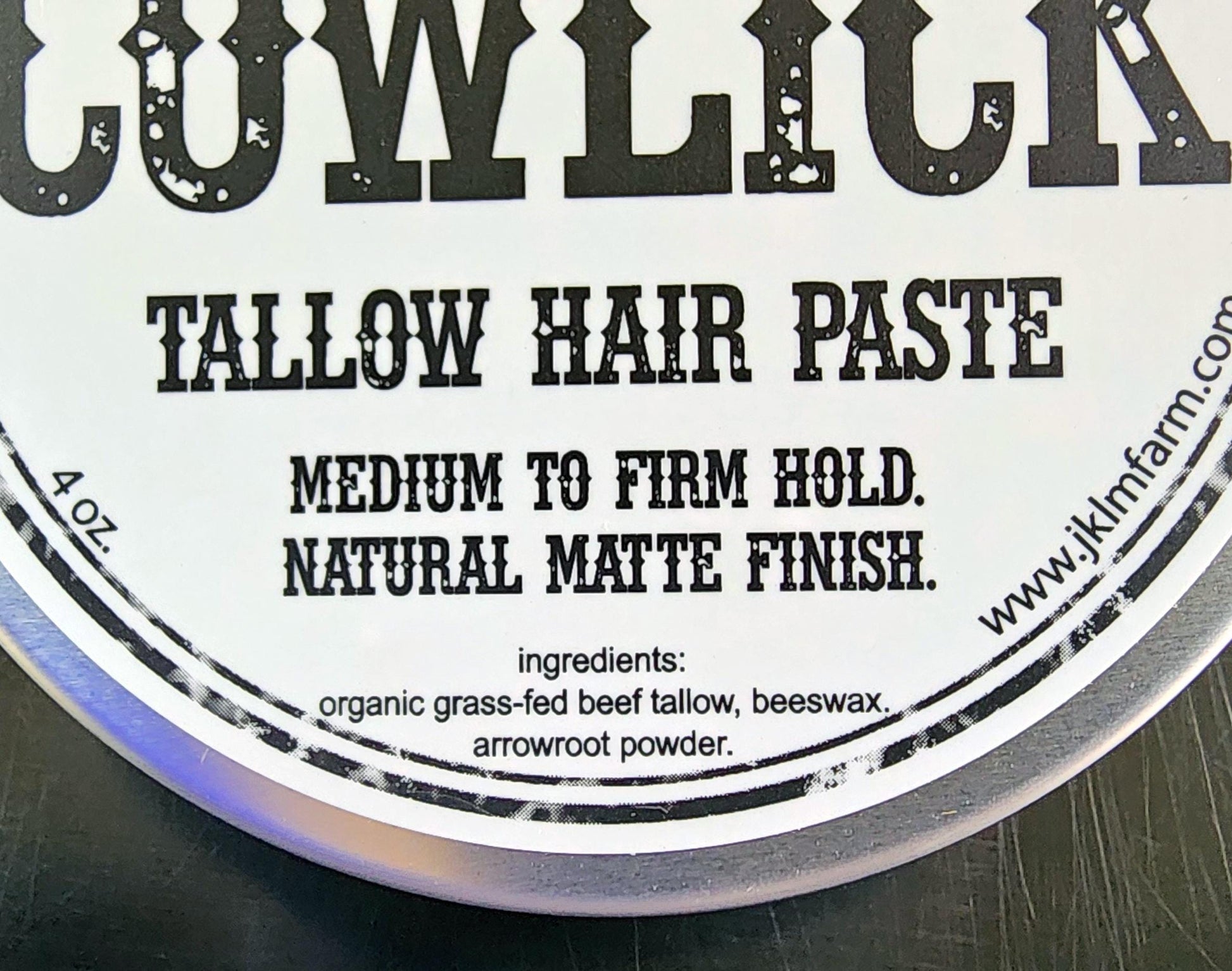 Cowlick Tallow Hair Paste